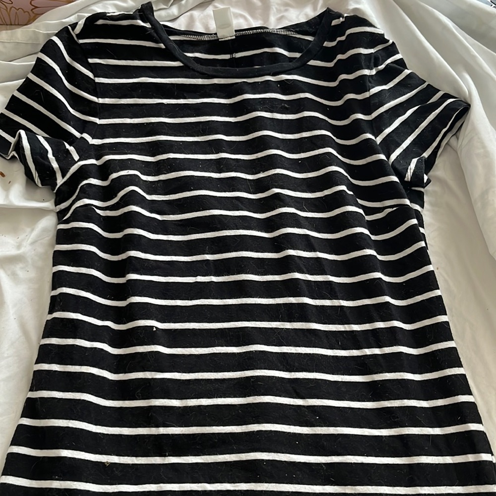 Black and White striped Old Navy Dress
